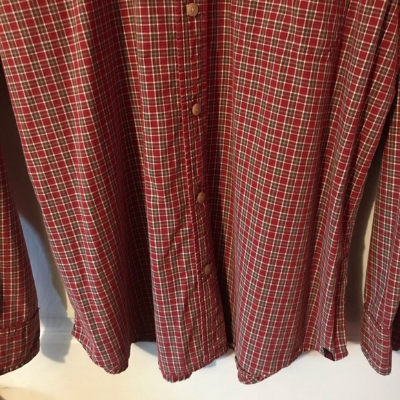 Woolrich Multicolor Plaid Long Sleeve Button Down Shirt Mens Large L - Picture 6 of 12